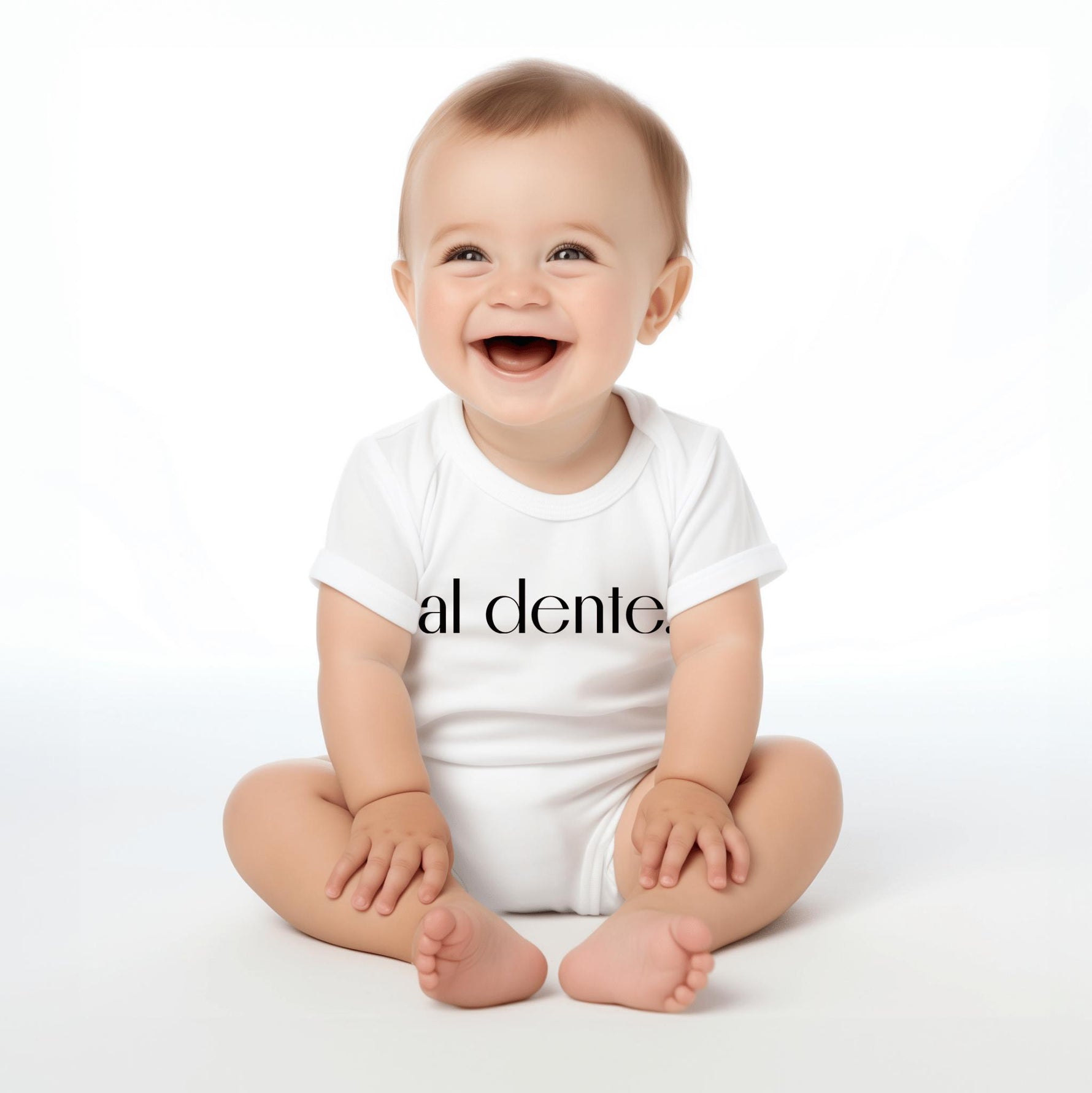 Al Dente Baby Bodysuit - Knife Shift