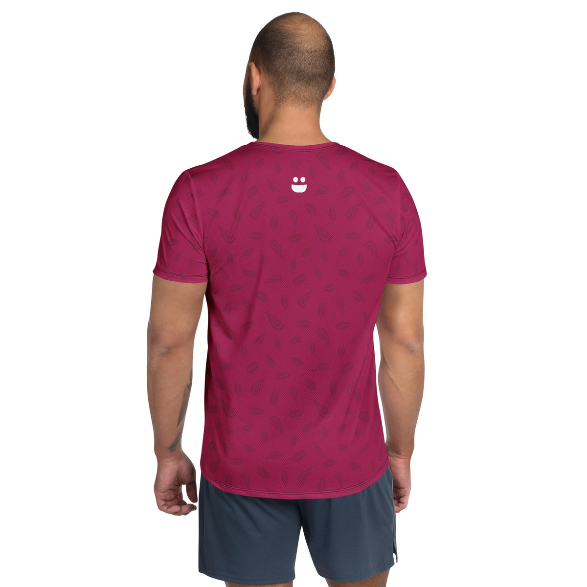 Men's Athletic Tee - Raspberry - Knife Shift