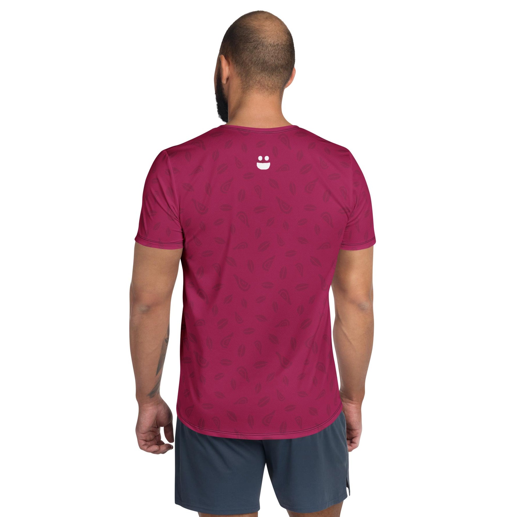 Men's Athletic Tee - Raspberry - Knife Shift