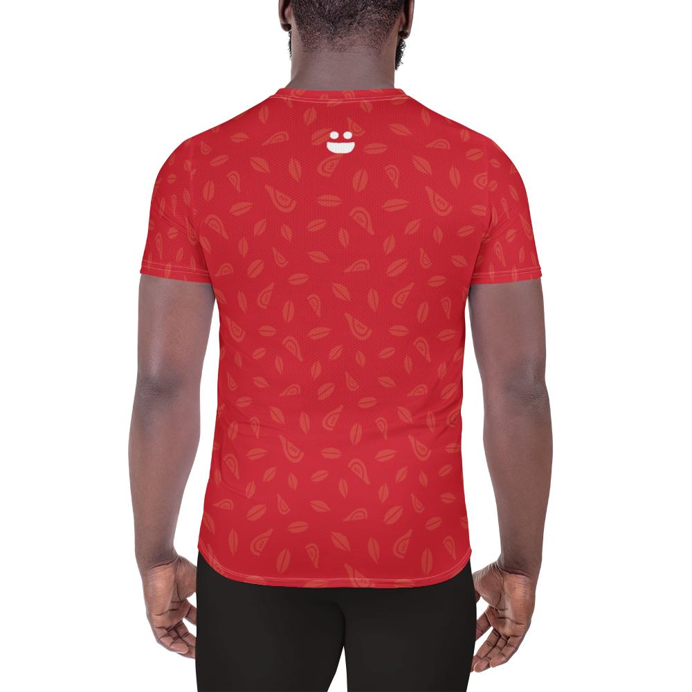 Men's Athletic Tee - Strawberry - Knife Shift