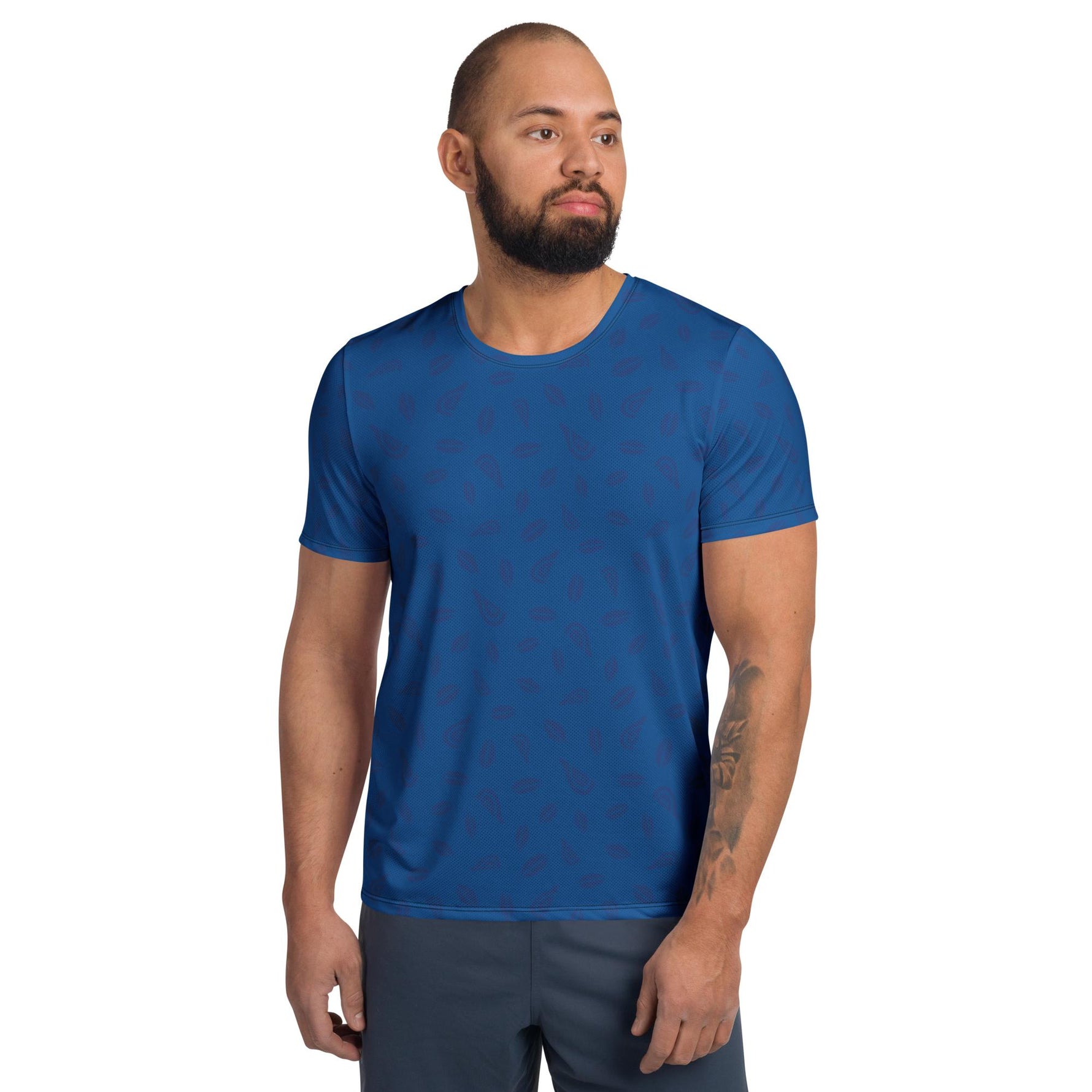 Men's Athletic Tee - Blueberry - Knife Shift