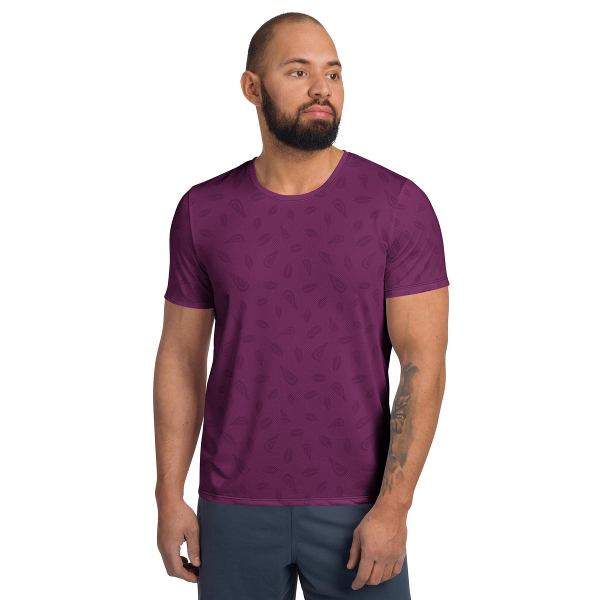 Men's Athletic Tee - Fig - Knife Shift