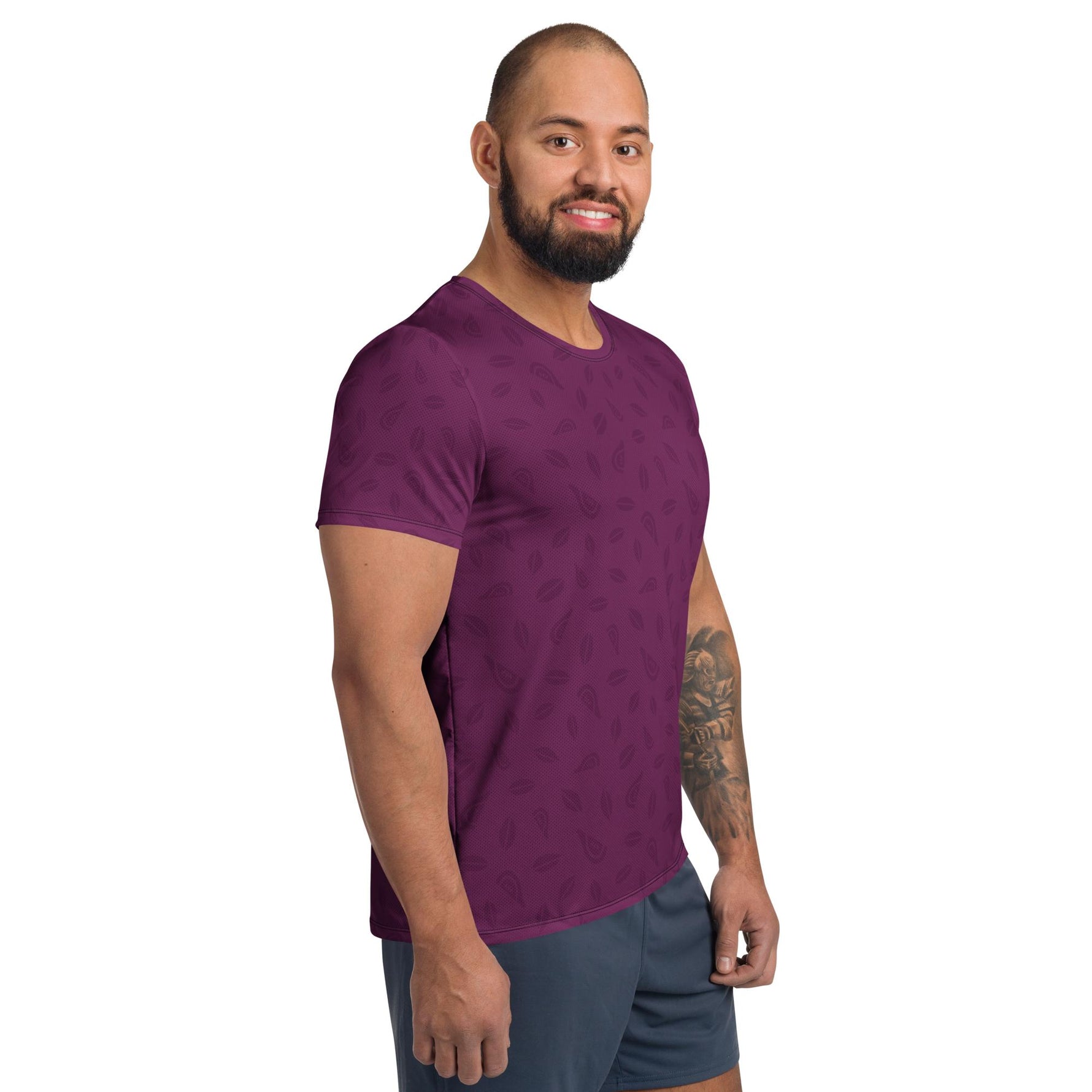 Men's Athletic Tee - Fig - Knife Shift