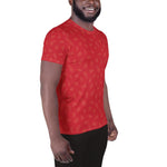 Men's Athletic Tee - Strawberry - Knife Shift