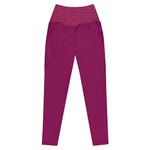 Raspberry Leggings - Knife Shift
