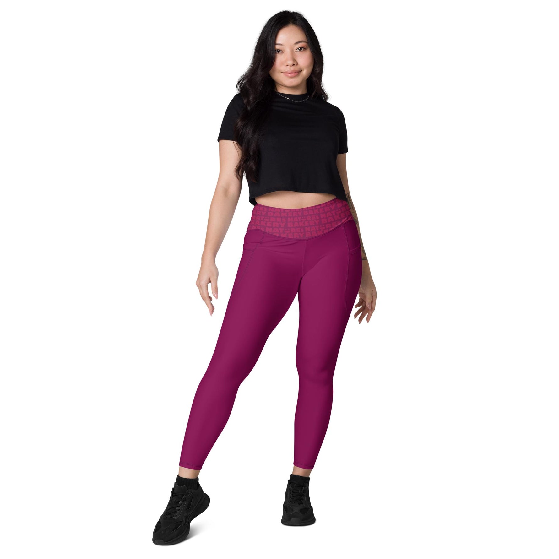 Raspberry Leggings - Knife Shift