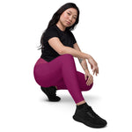 Raspberry Leggings - Knife Shift