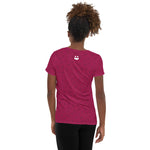 Women's Athletic Tee - Raspberry - Knife Shift