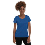 Women's Athletic Tee - Blueberry - Knife Shift