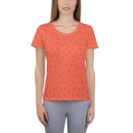 Women's Athletic Tee - Peach - Knife Shift