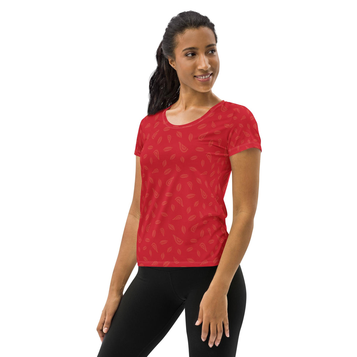 Women's Athletic Tee - Strawberry - Knife Shift