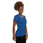 Women's Athletic Tee - Blueberry - Knife Shift