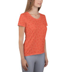 Women's Athletic Tee - Peach - Knife Shift