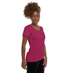 Women's Athletic Tee - Raspberry - Knife Shift