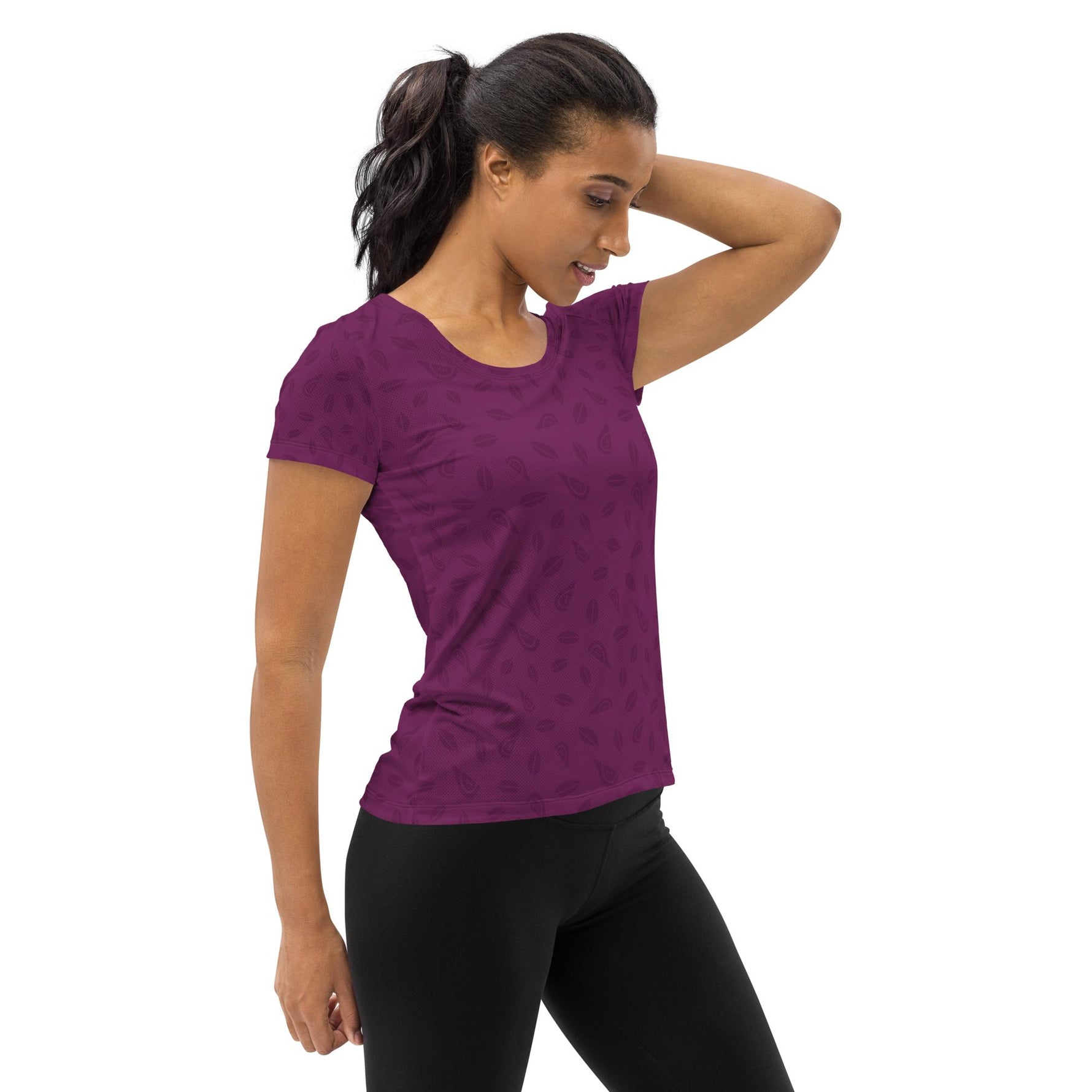 Women's Athletic Tee - Fig - Knife Shift