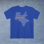 Asiago Cheese Map - Pocket T-shirt-T-Shirt-gift ideas for foodies-Knife Shift