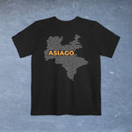 Asiago Cheese Map - Pocket T-shirt-T-Shirt-gift ideas for foodies-Knife Shift