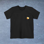 Asiago Cheese Map - Pocket T-shirt-T-Shirt-gift ideas for foodies-Knife Shift