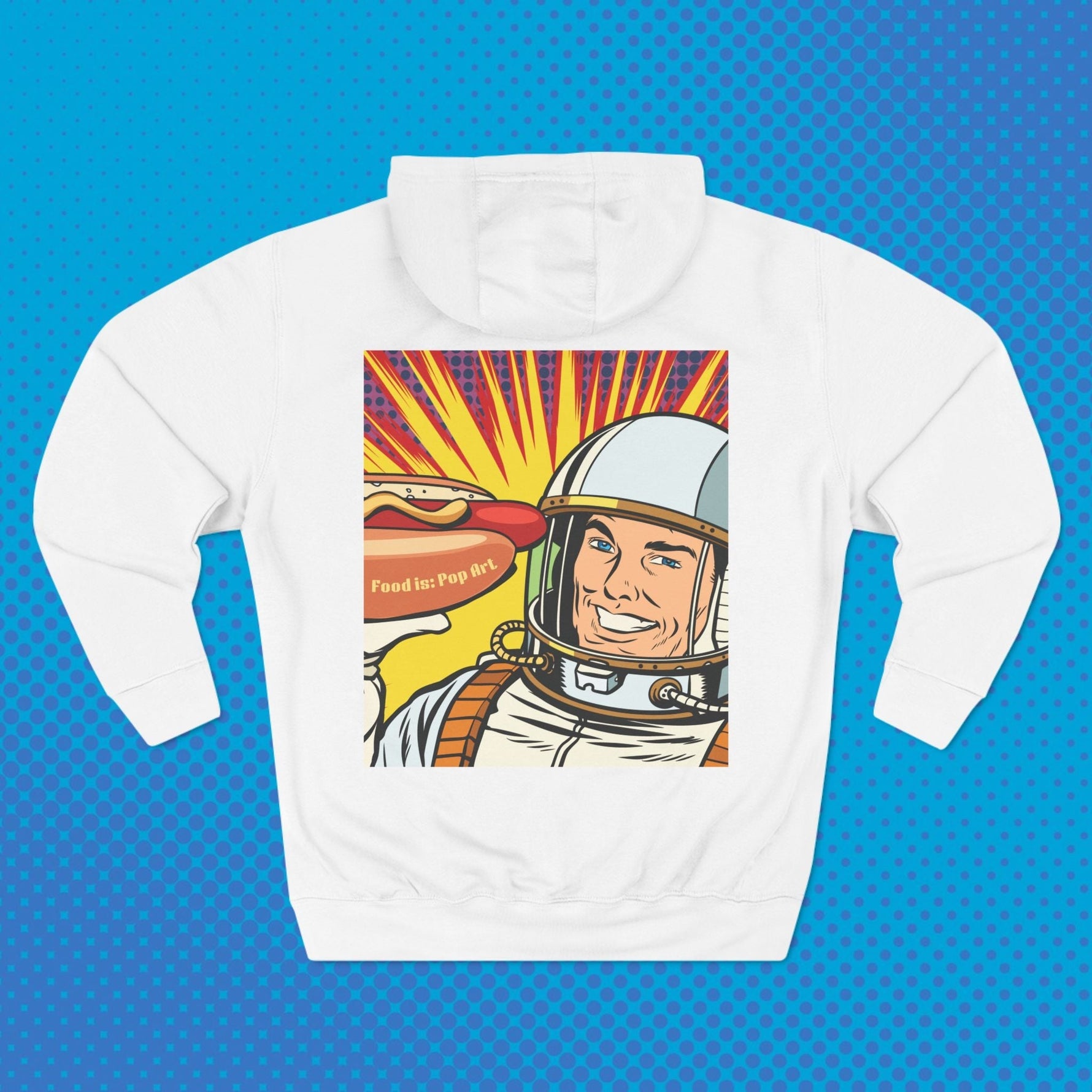 Astronaut Hotdog - Food Pop Art Hoodie-Hoodie-gift ideas for foodies-Knife Shift