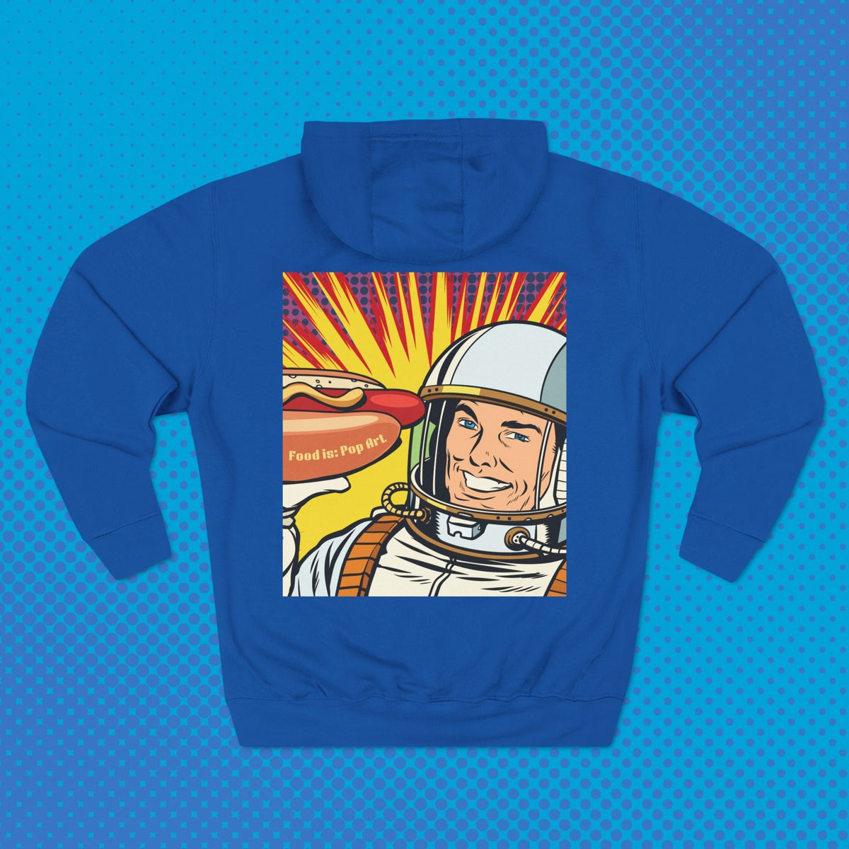 Astronaut Hotdog - Food Pop Art Hoodie-Hoodie-gift ideas for foodies-Knife Shift