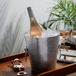 Irving Stainless Steel Hammered Ice Bucket - Knife Shift