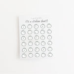 Mini Bao Dumpling Clear Sticker Sheet - Knife Shift