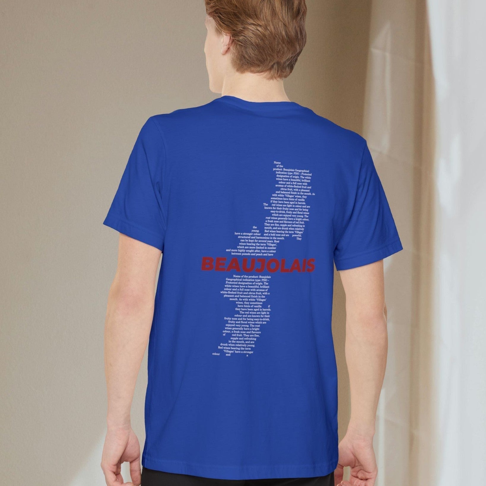 Beaujolais Wine Map - Pocket T-shirt-T-Shirt-gift ideas for foodies-Knife Shift