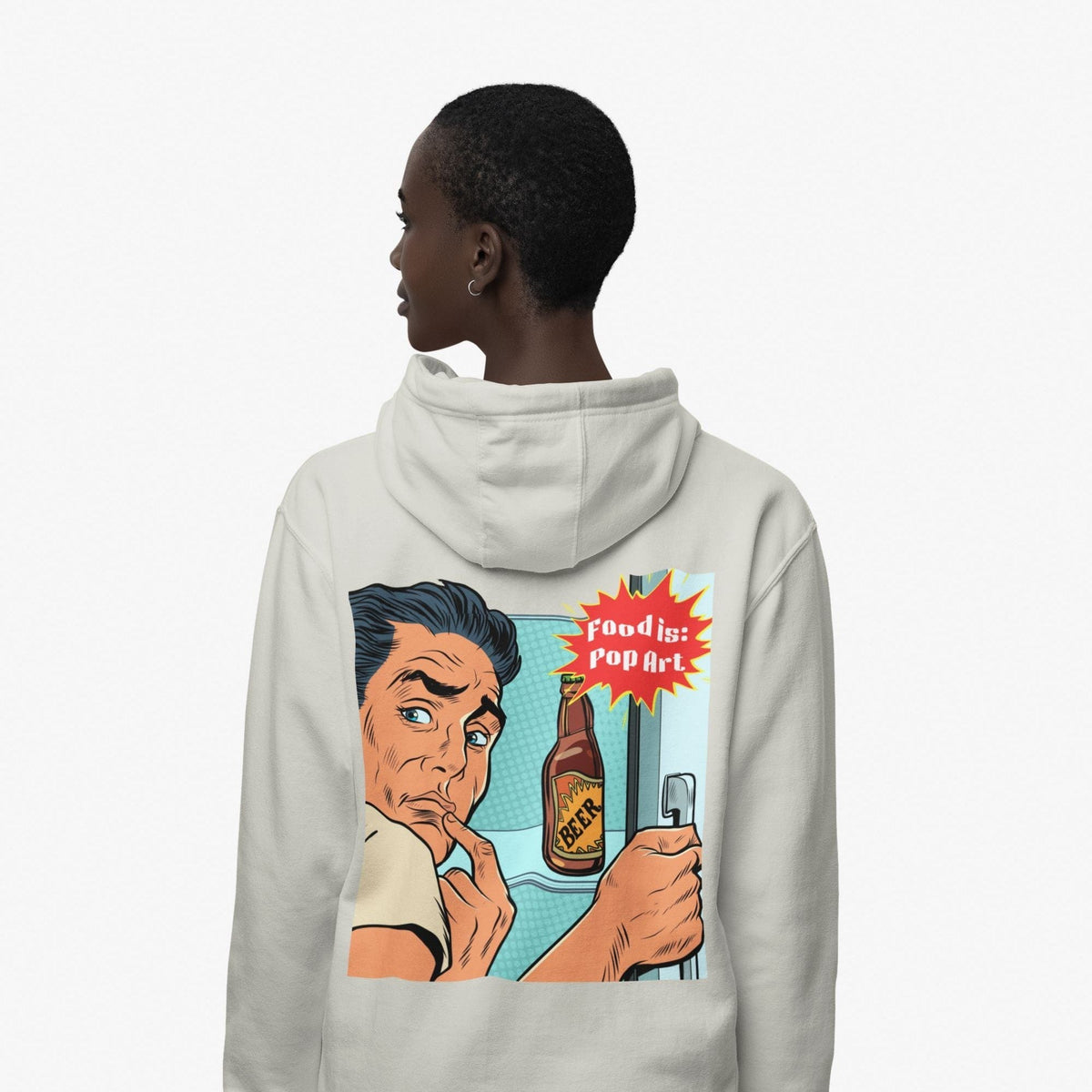 Beer Found - Food Pop Art Hoodie-Hoodie-gift ideas for foodies-Knife Shift