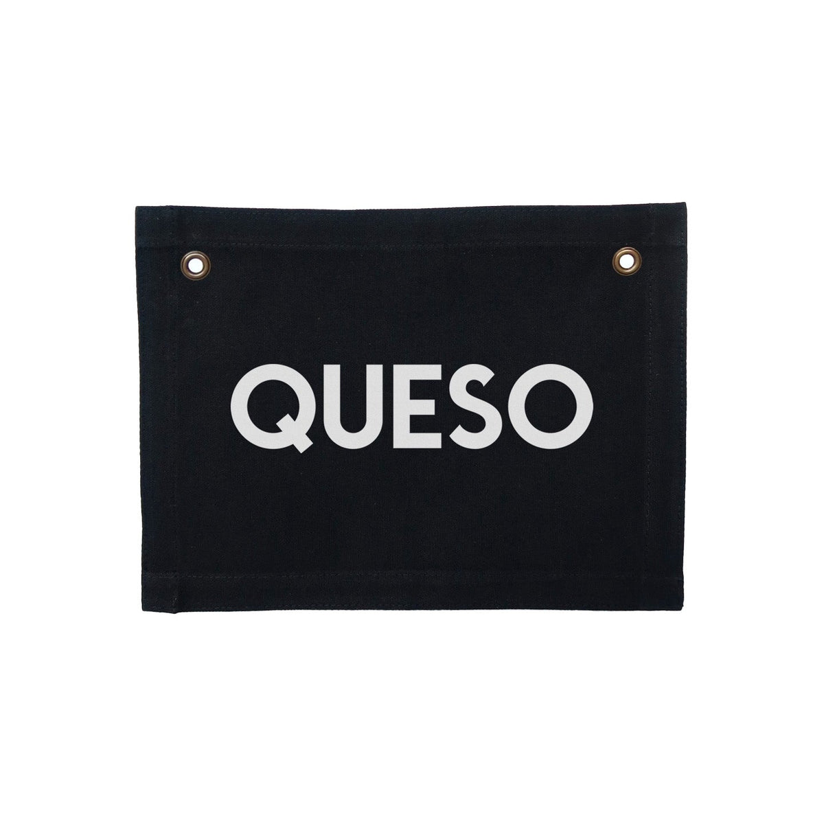 Queso Small Canvas Flag - Knife Shift