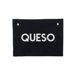 Queso Small Canvas Flag - Knife Shift