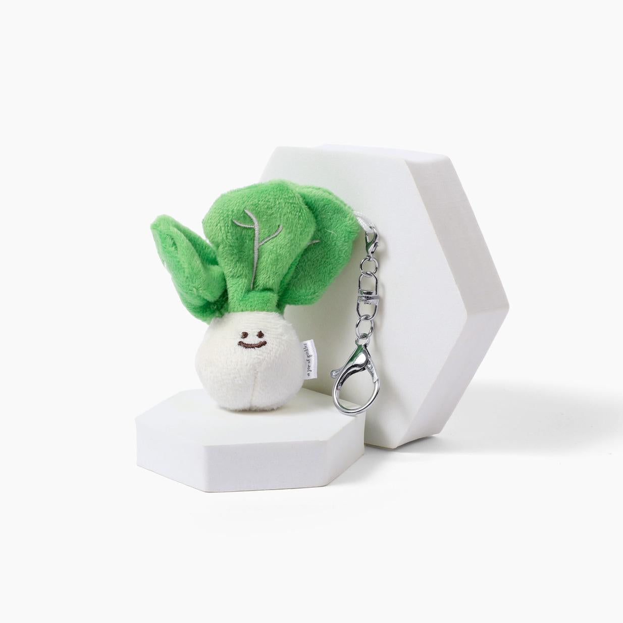 Mini Bok Choy Vegetable Plushie Keychain - Knife Shift