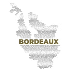 Bordeaux Wine Map - Pocket T-shirt-T-Shirt-gift ideas for foodies-Knife Shift