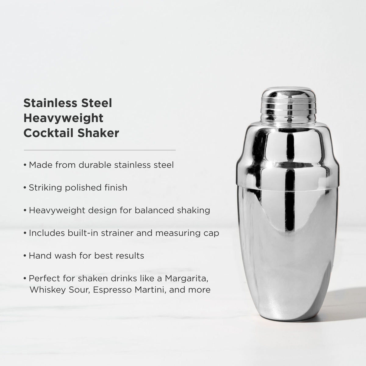 Harrison Heavyweight Cocktail Shaker - Knife Shift