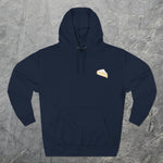 Brie de Meaux Cheese Map - Midweight Hoodie-Hoodie-gift ideas for foodies-Knife Shift