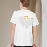 Brie de Meaux Cheese Map - Pocket T-shirt-T-Shirt-gift ideas for foodies-Knife Shift