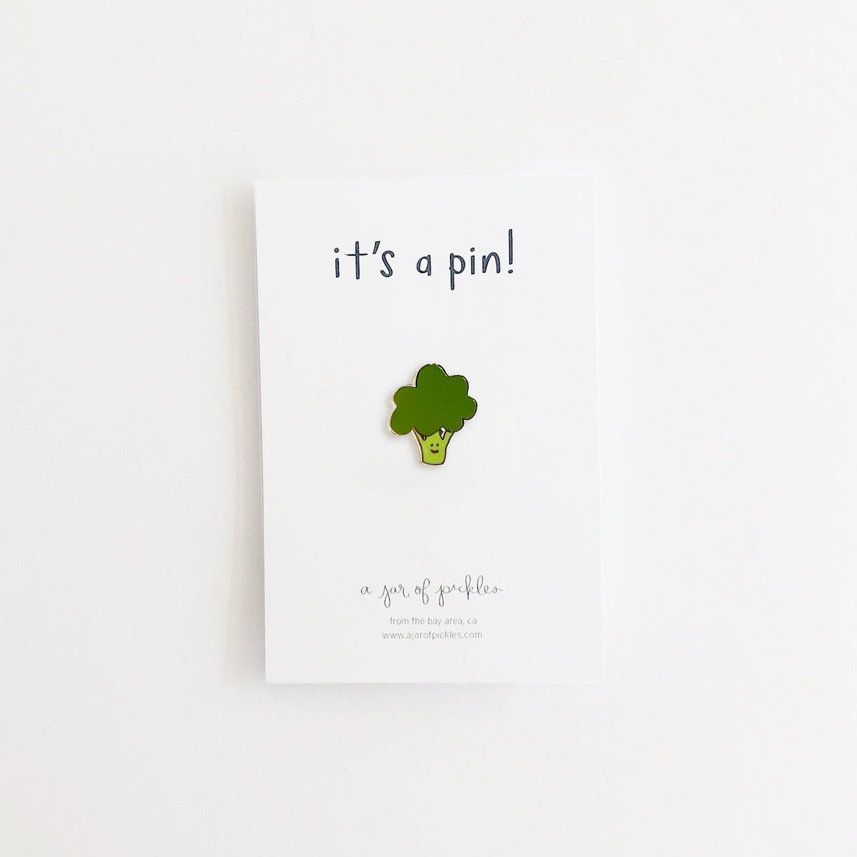 Broccoli Vegetable Pin - Knife Shift