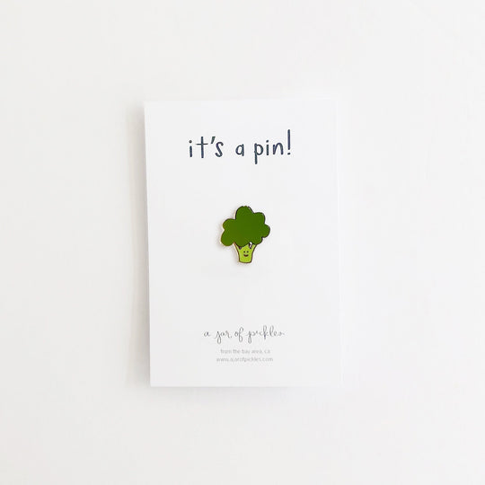 Broccoli Vegetable Pin - Knife Shift