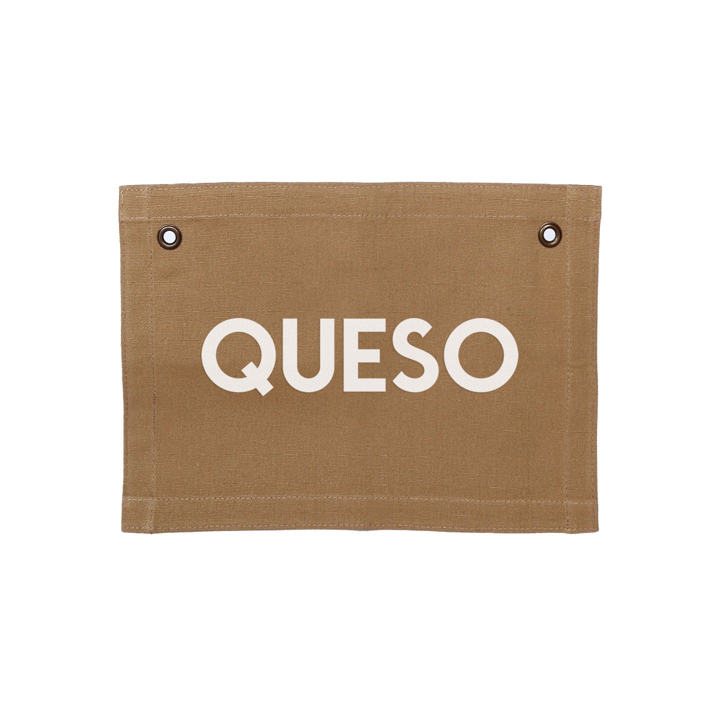 Queso Small Canvas Flag - Knife Shift