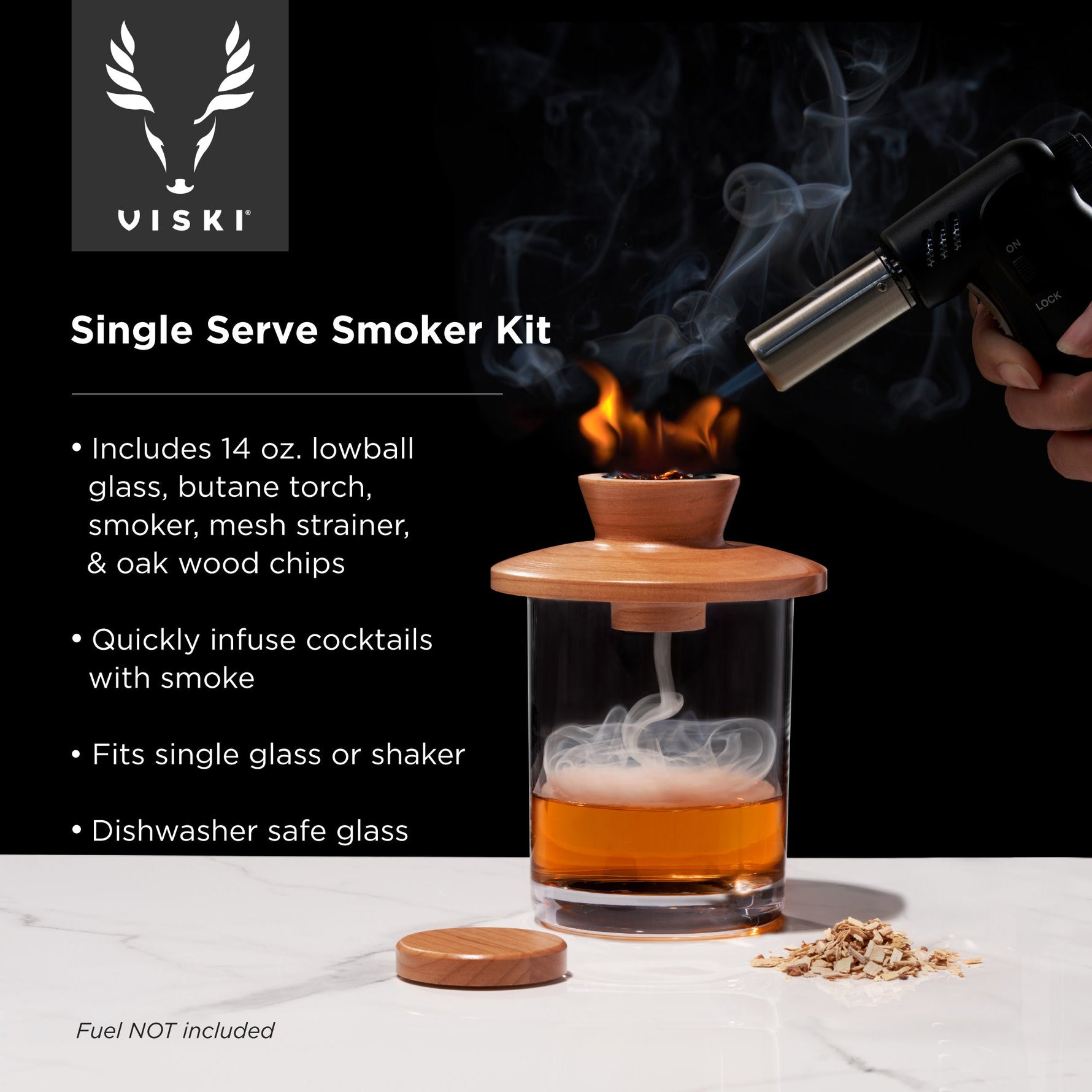 Alchemi Single Serve Smoked Cocktail Kit - Knife Shift