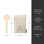 Professional Lewis Ice Bag and Mallet - Knife Shift