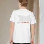 Calvados Map - Pocket T-shirt-T-Shirt-gift ideas for foodies-Knife Shift