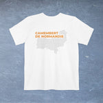 Camembert Cheese Map - Pocket T-shirt-T-Shirt-gift ideas for foodies-Knife Shift