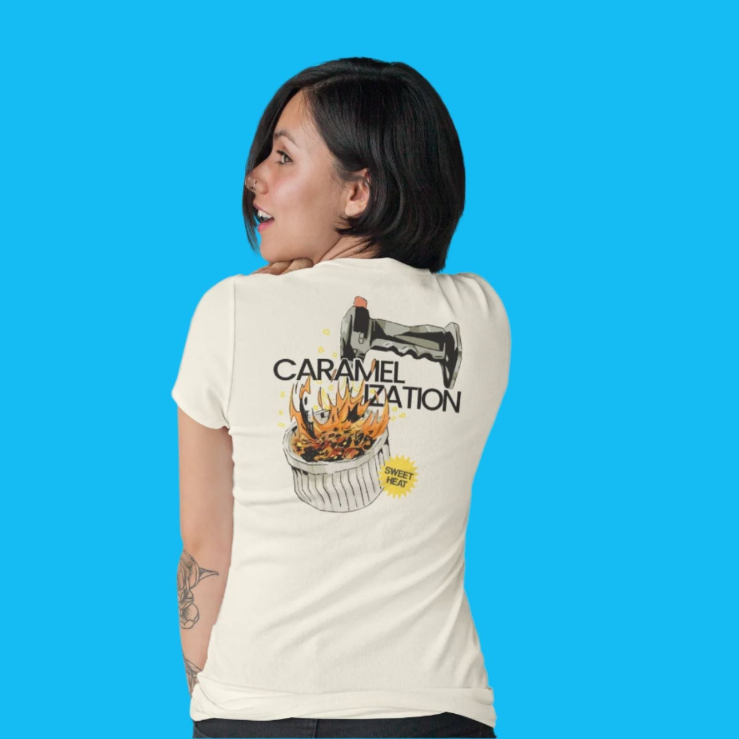 Caramelization Technique - Unisex Heavyweight T-shirt-T-Shirt-gift ideas for foodies-Knife Shift