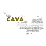 Cava Wine Map - Pocket T-shirt-T-Shirt-gift ideas for foodies-Knife Shift