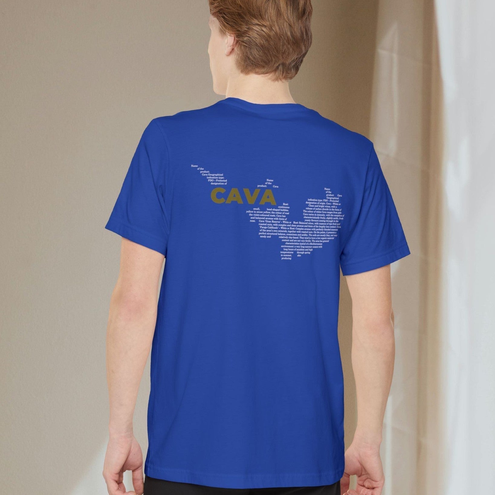 Cava Wine Map - Pocket T-shirt-T-Shirt-gift ideas for foodies-Knife Shift