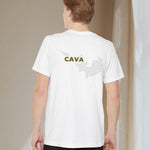 Cava Wine Map - Pocket T-shirt-T-Shirt-gift ideas for foodies-Knife Shift