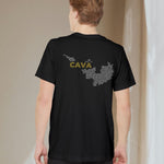 Cava Wine Map - Pocket T-shirt-T-Shirt-gift ideas for foodies-Knife Shift