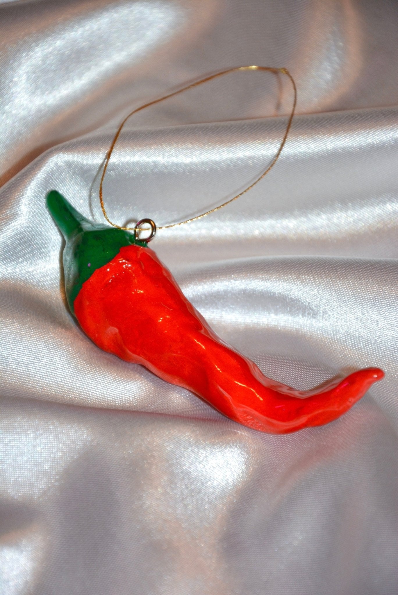 Ceramic Chili Pepper Ornament - Thumbnail 3