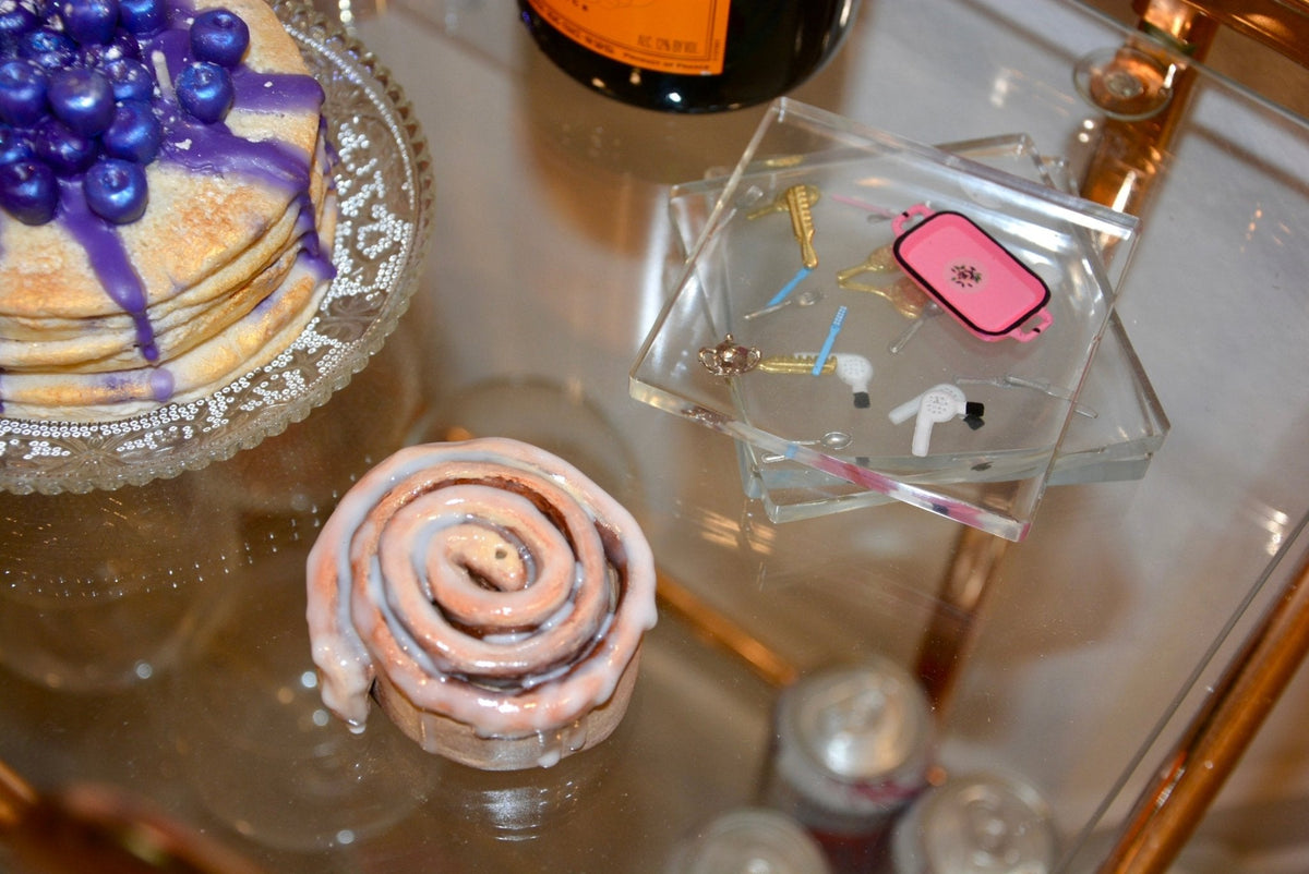 CERAMIC CINNAMON BUN INCENSE HOLDER - Knife Shift