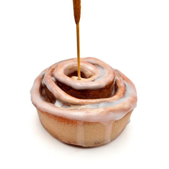 CERAMIC CINNAMON BUN INCENSE HOLDER - Knife Shift